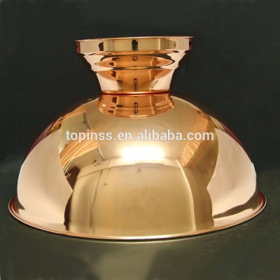 Large size High quality deluxe stainless steel Champagne bowl in Rose gold plated